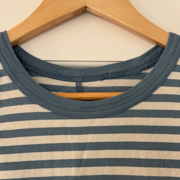 Everlane the tank in essential cotton spring lake and canvas stripe Medium - Picture 3 of 14